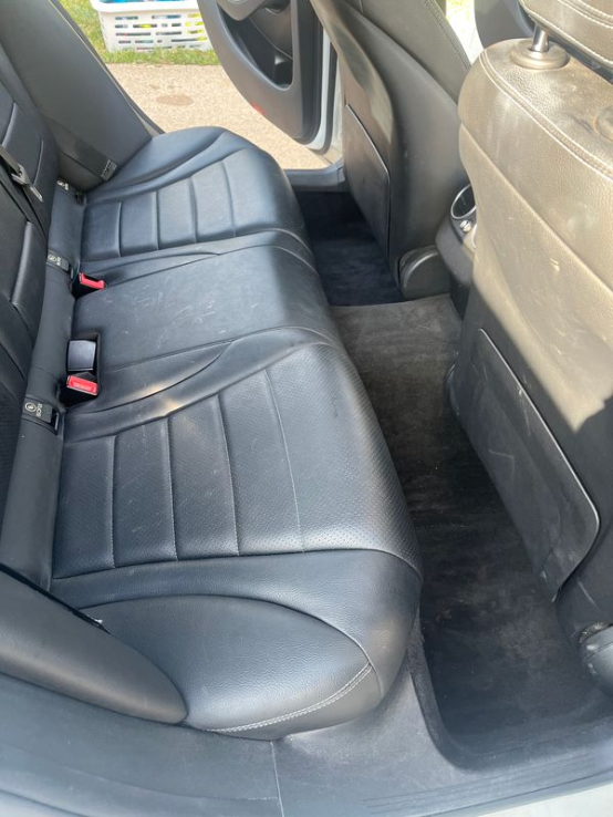 Rear Seat Before Cleaning